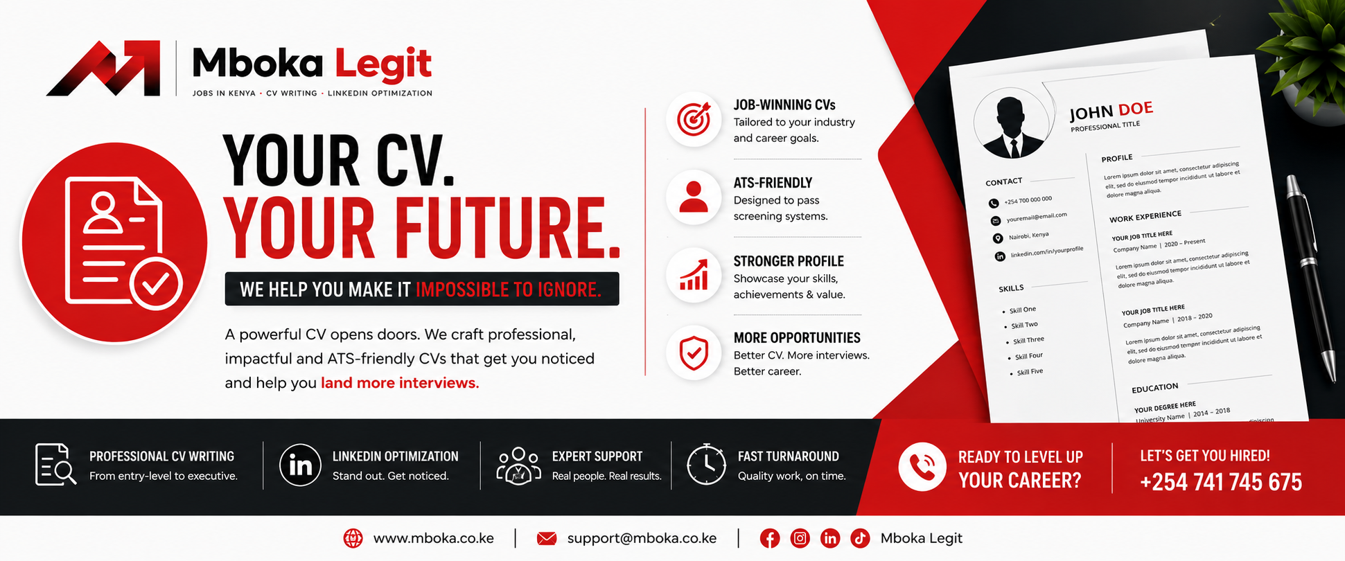 Mboka Legit CV Revamping Services in Kenya